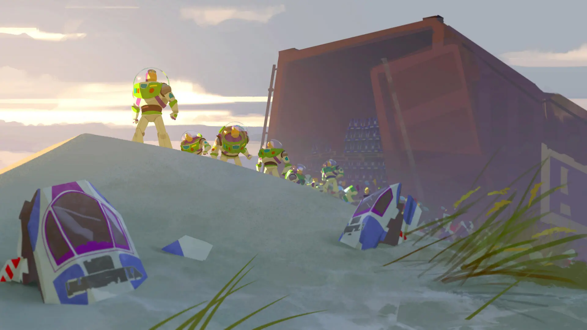 
ارتش باز لایتیر در کانسپت آرت انیمیشن Toy Story 5
